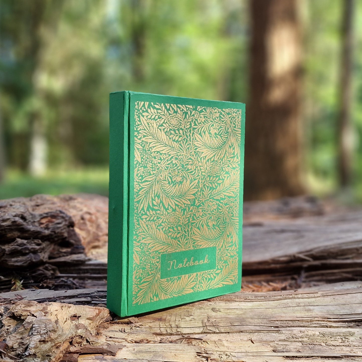 Green Larkspur journal Lined