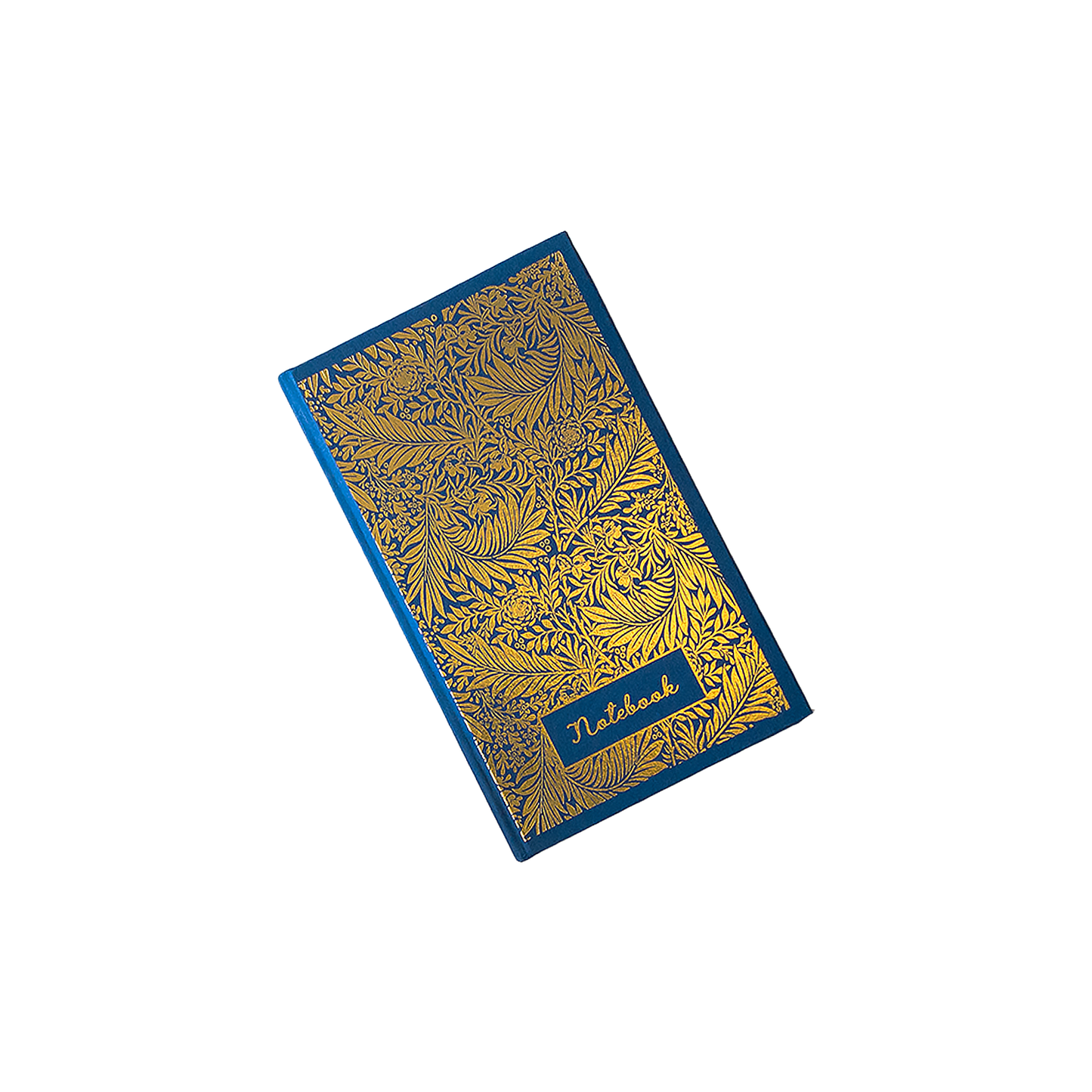 A Small Notebook Gold Larkspur on Blue