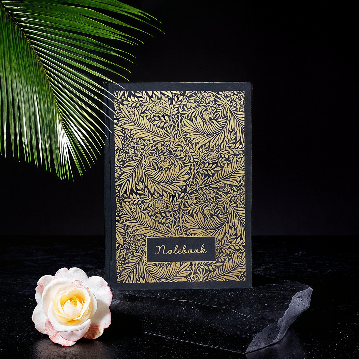 Black Larkspur journal Lined