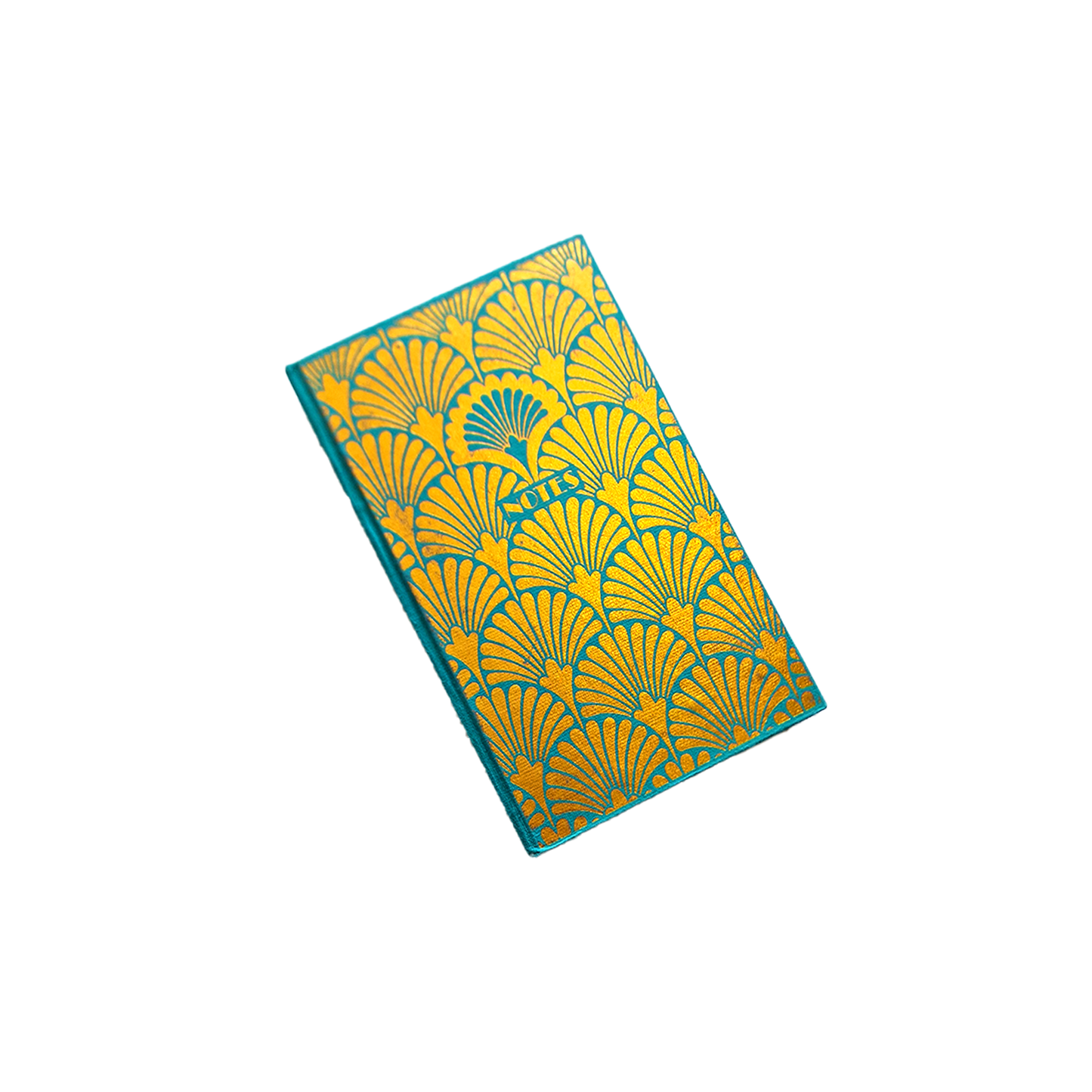 A Small Notebook Turquoise Art Deco