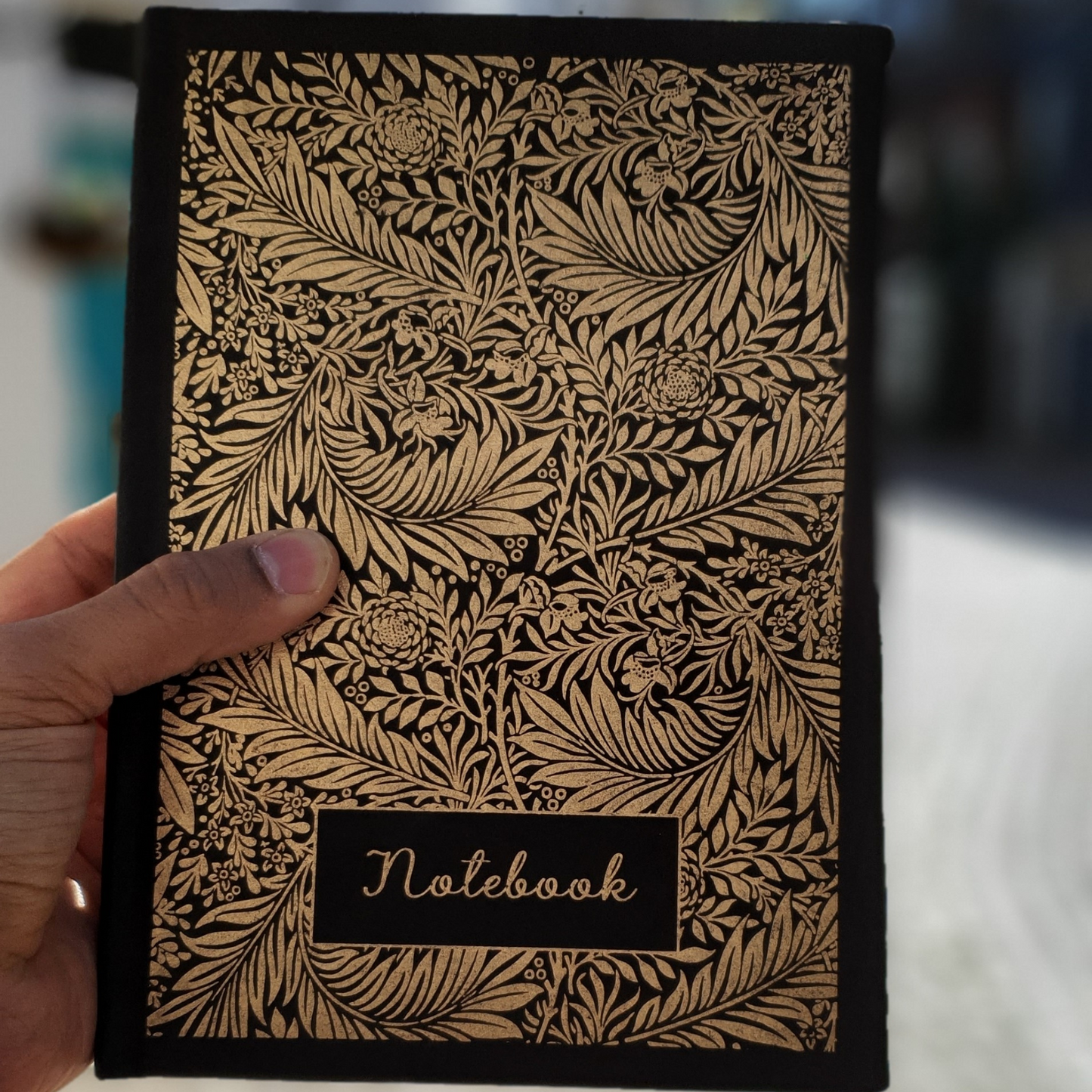 Black Larkspur journal Lined