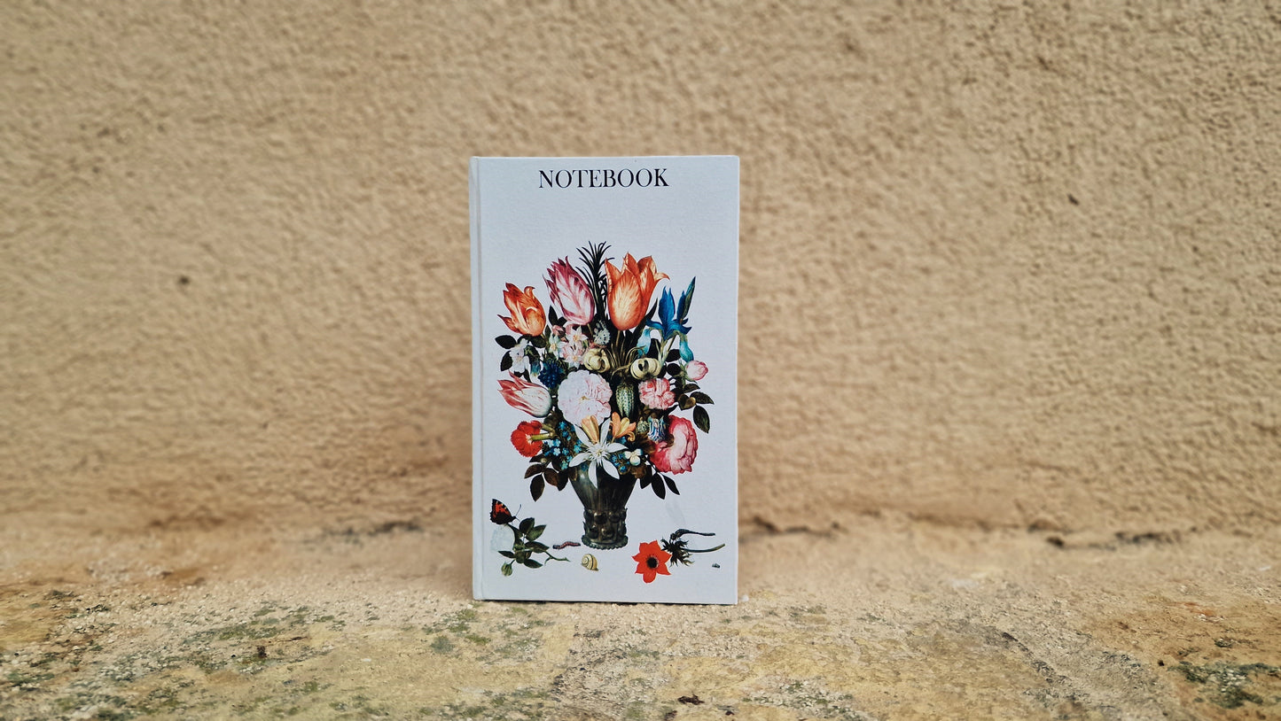 A Small Notebook Flowers in a Vase