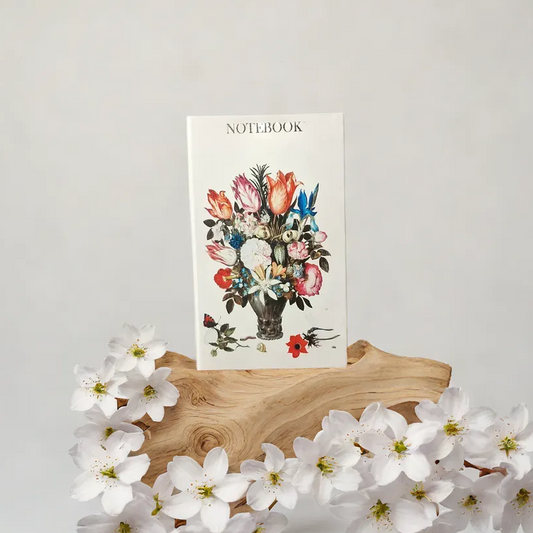 A Small Notebook Flowers in a Vase