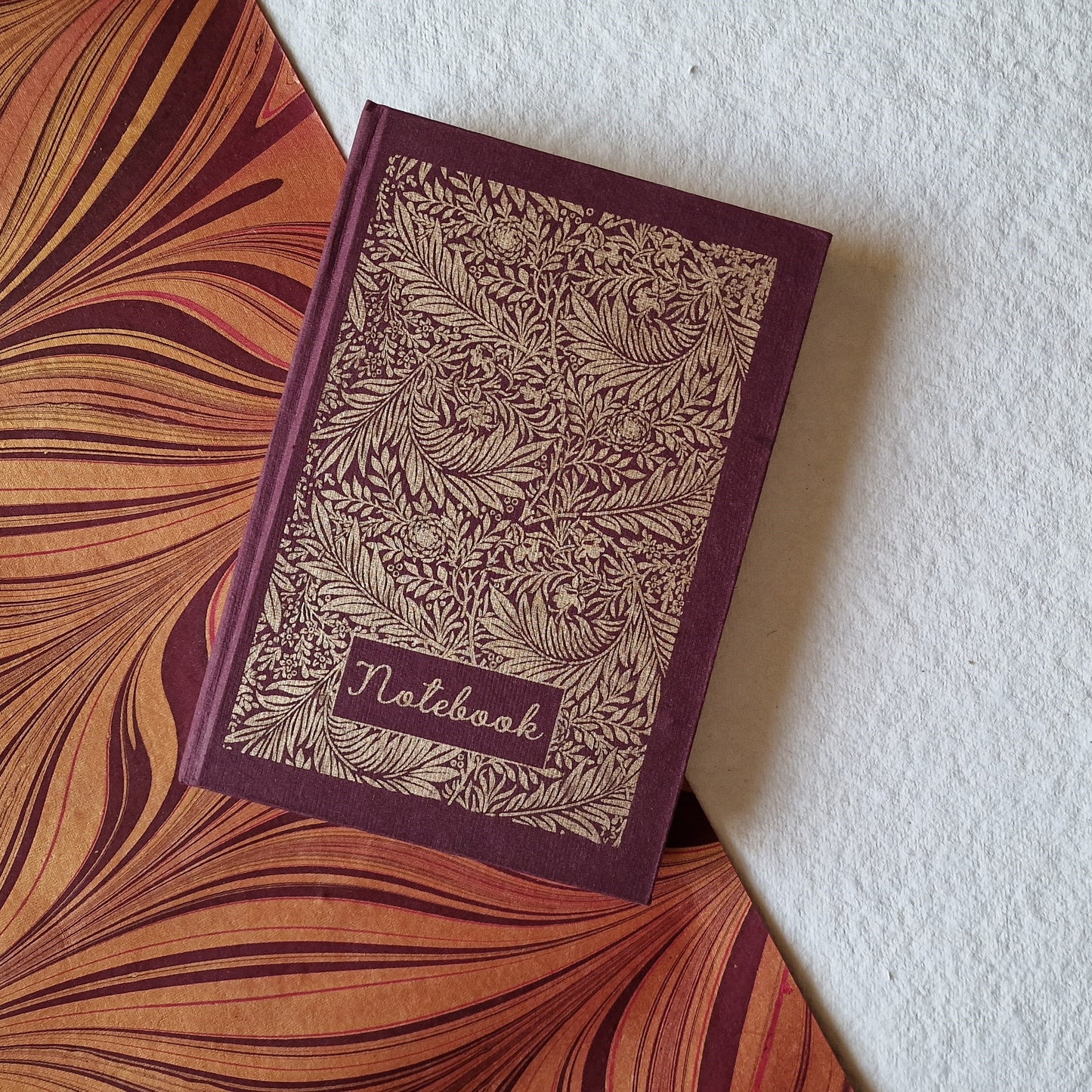 Deep Maroon Larkspur journal Blank