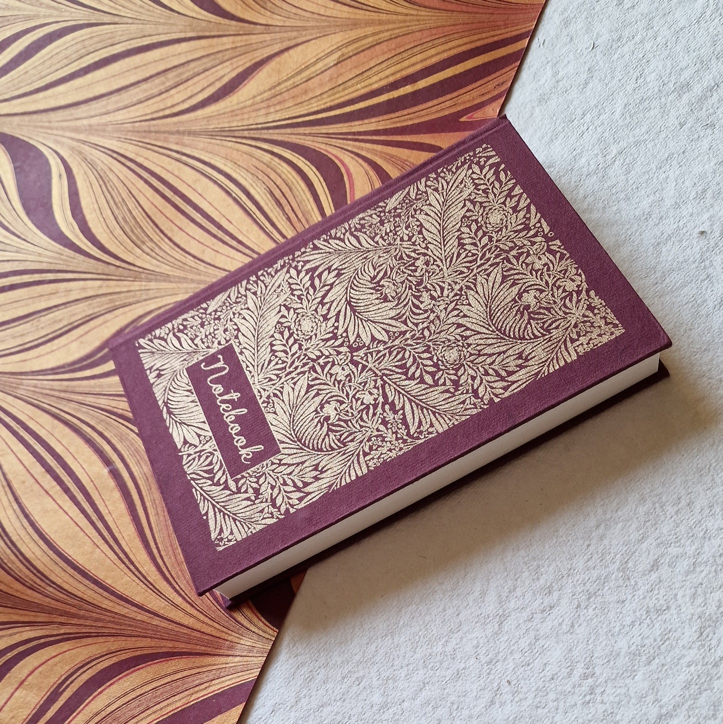 Deep Maroon Larkspur journal Blank